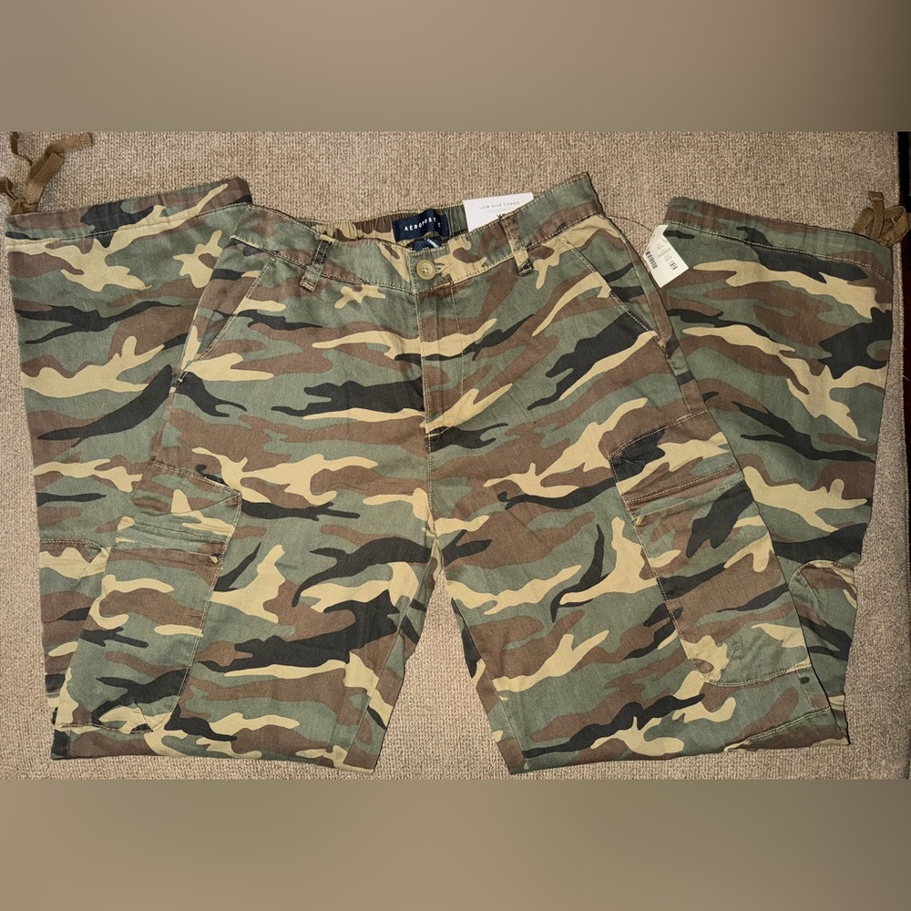 Camo cargo pants